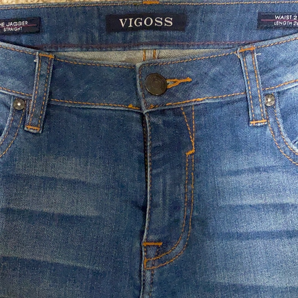 Brand-Vigoss jeans,Size- 29/26 length, Color- Blue
